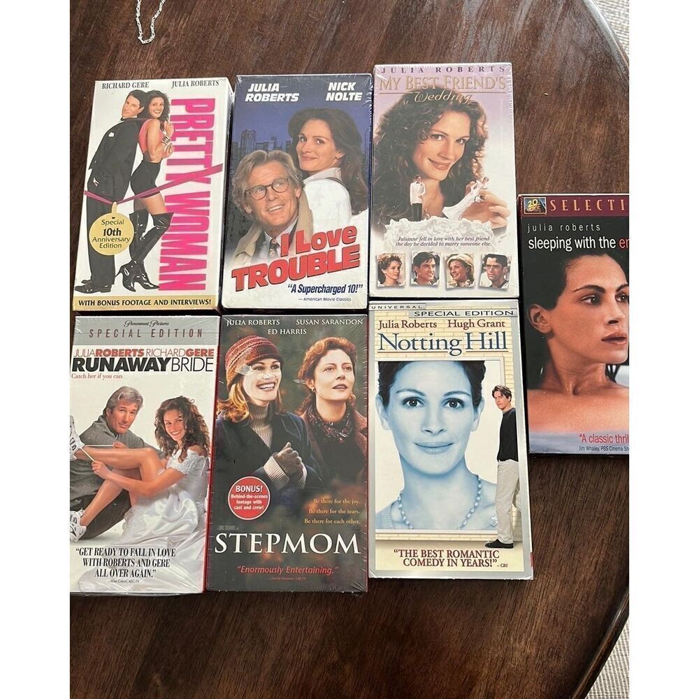 (12) Total Movies on VHS tapes